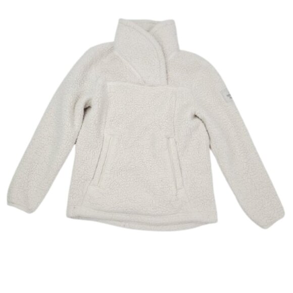 The North Face Other - The North Face Girls' Creamy White Campshire Sherpa Fleece Pullover Size S (7/8)